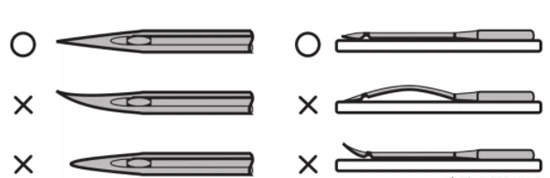 machine needle is in perfect machine needle is in perfect